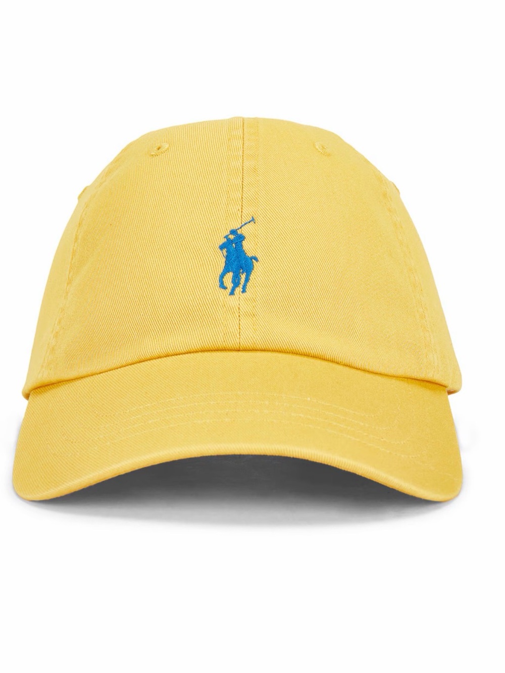 Ralph Lauren Kids Yellow Cap with Blue Polo Player